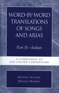 Word-by-Word Translations of Songs and Arias, Part II