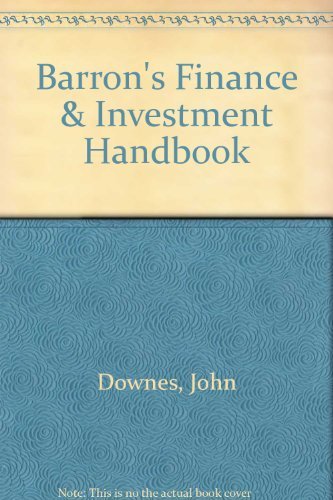 Barron's Finance and Investment Handbook