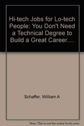 Hi-tech Jobs for Lo-tech People