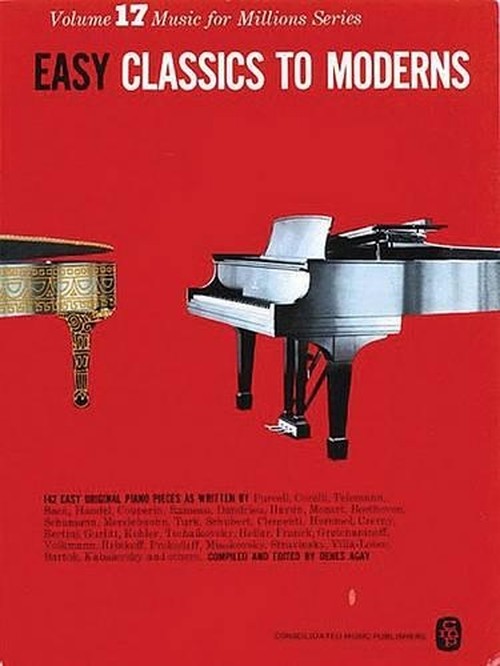 Easy Classics To Moderns (Music for Millions 17)