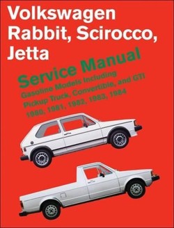 Volkswagen Rabbit, Scirocco, Jetta Service Manual 1980-84