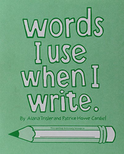 Words I Use When I Write Grd 1-2