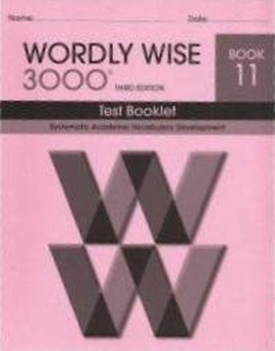 Wordly Wise 3000 Test Book G11