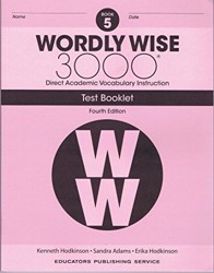 Wordly Wise, Grade 5 Test Booklet
