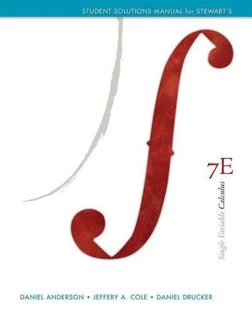 Student Solutions Manual (Chapters 1-11) for Stewart's Single Variable Calculus, 7th