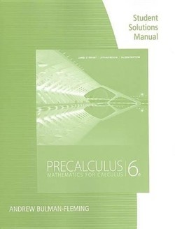 Precalculus Student Solution Manual