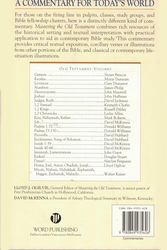 Mastering the Old Testament