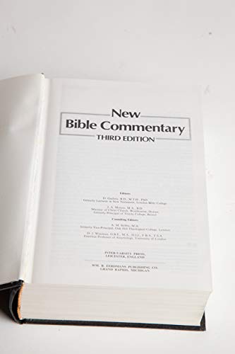 The New Bible Commentary Revised