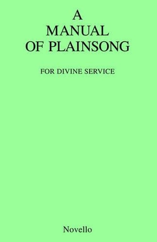 A Manual Of Plainsong