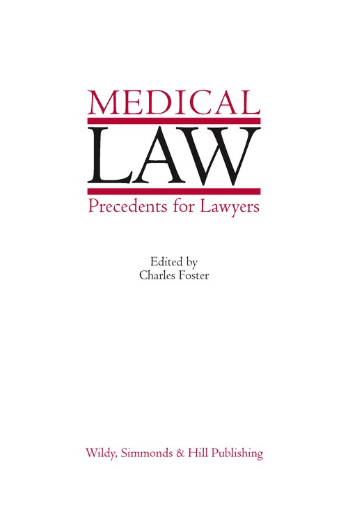 Medical Law Precedents for Lawyers