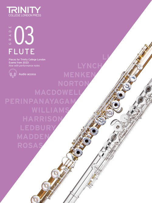 A Trinity College London Flute Exam Pieces from 2023: Grade 3