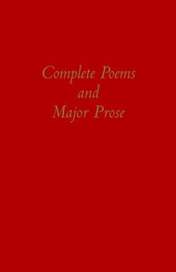 The Complete Poems and Major Prose