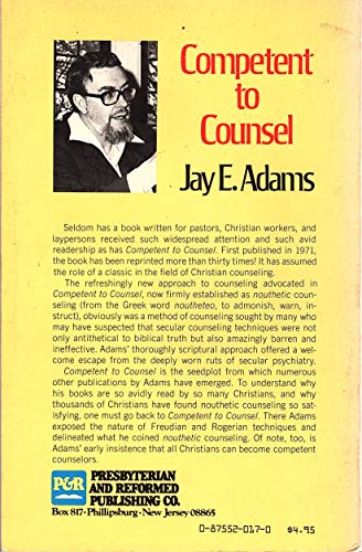 Competent to Counsel
