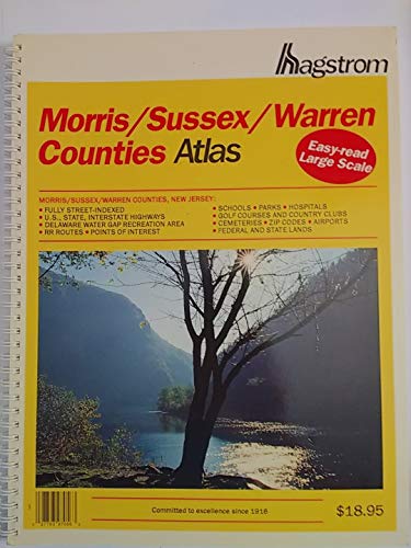 Hagstrom Morris/Sussex/Warren Counties Atlas