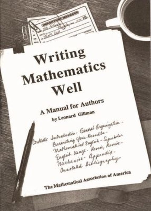 Writing Mathematics Well