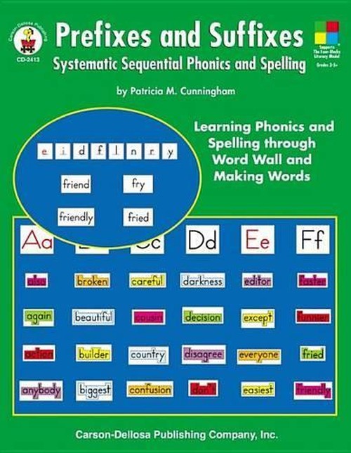 Prefixes and Suffixes, Grades 3 - 8