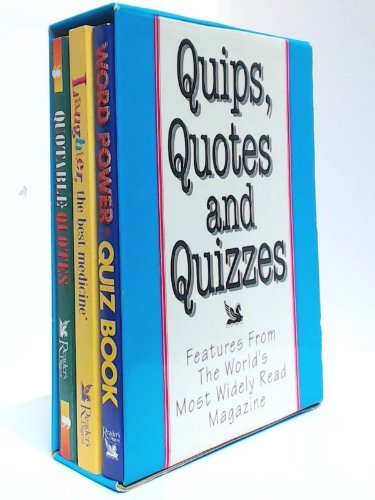 Laughter - the Best Medicine / Quotable Quotes / Word Power Quiz Book