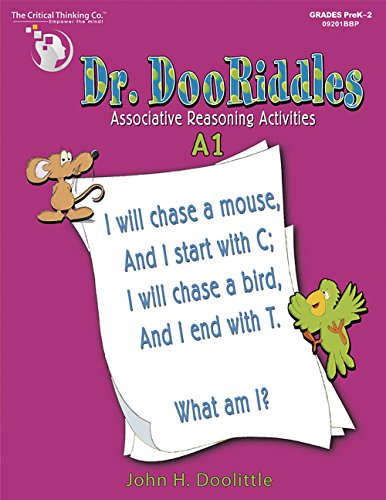 Dr Dooriddles Bk A-1 Grd Pre-K-2