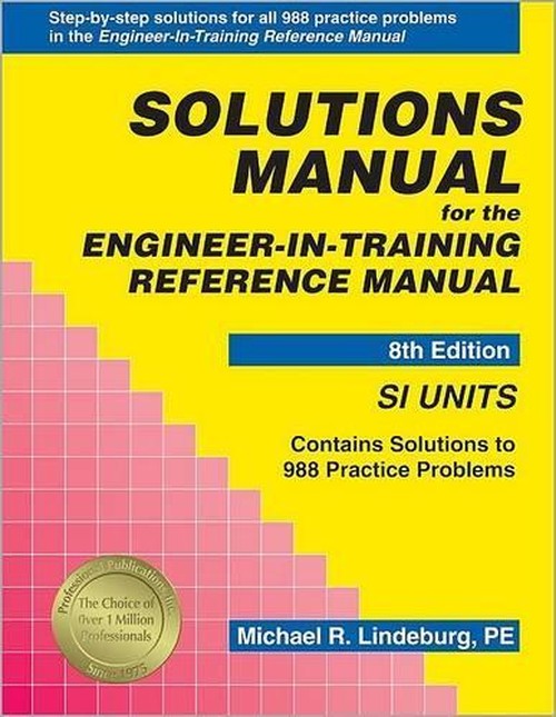 Solutions Manual for the Engineer-In-Training Reference Manual
