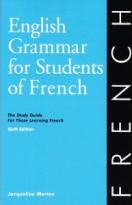English Grammar for Students of French 7th edition