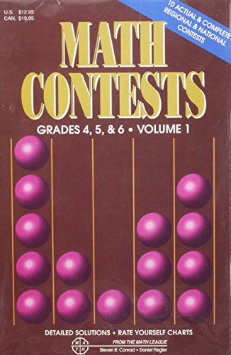 Math Contests - Grades 4, 5, & 6 Vol. 1