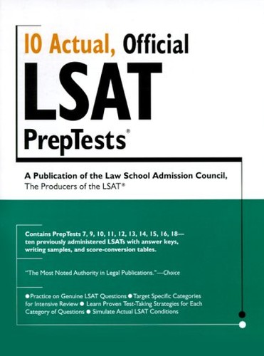 10 Actual, Official LSAT PrepTests