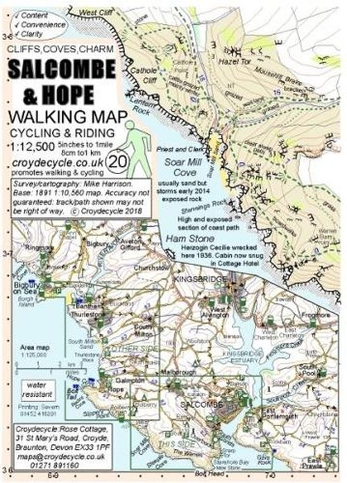 Salcombe & Hope Walking Map