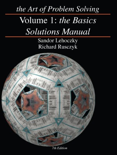 The Art of Problem Solving: The Basics Solutions: 1