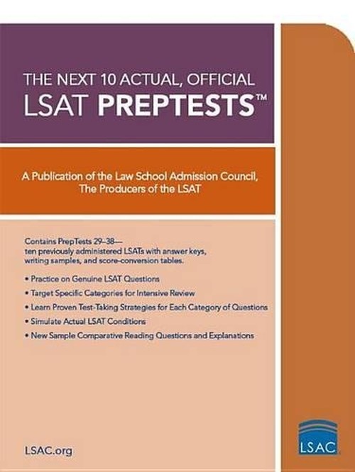 Next 10 Actual Official Lsat Preptests