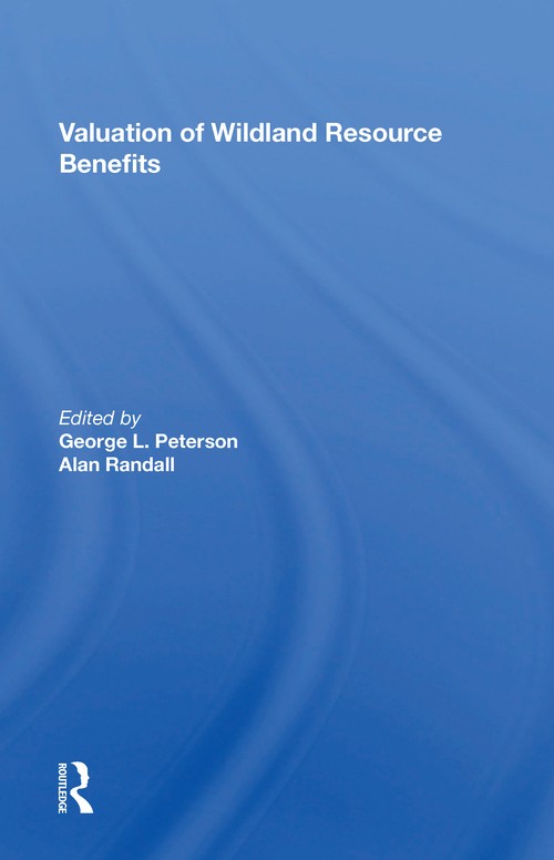Valuation Of Wildland Resource Benefits