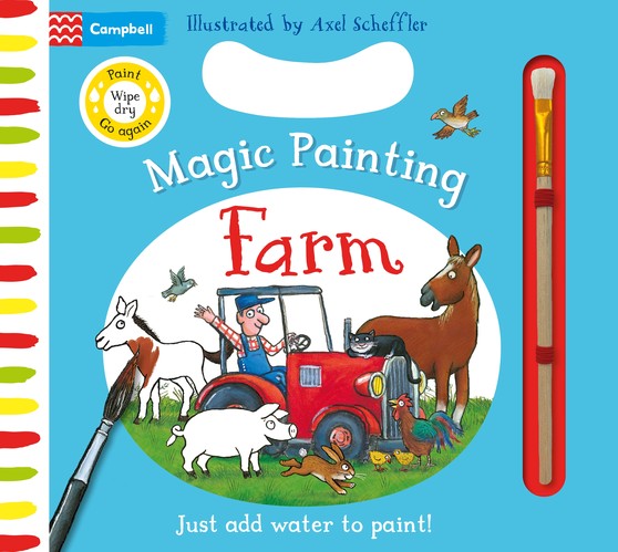 Campbell Books - Farm Magic Painting: Just add water to paint!