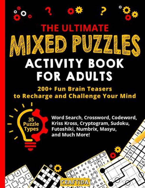 THE ULTIMATE MIXED PUZZLES ACTIVITY BOOK FOR ADULTS