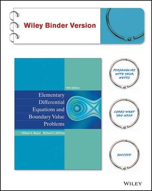 Elementary Differential Equations and Boundary Value Problems, Binder Ready Version