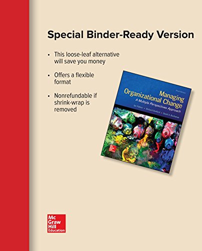 Loose-Leaf for Managing Organizational Change