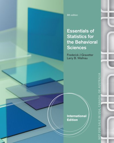 Essentials of Statistics for the Behavioral Sciences