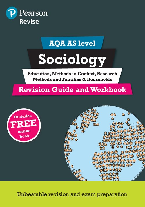 Pearson REVISE AQA AS level Sociology Revision Guide and Workbook incl. online revision - for 2027, 2028 exams