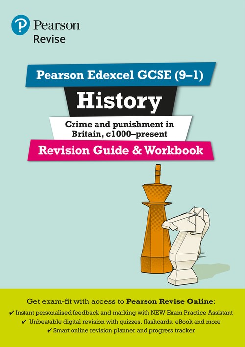 Pearson REVISE Edexcel GCSE History Crime and Punishment Revision Guide and Workbook incl. online revision and quizzes - for 2027, 2028 exams