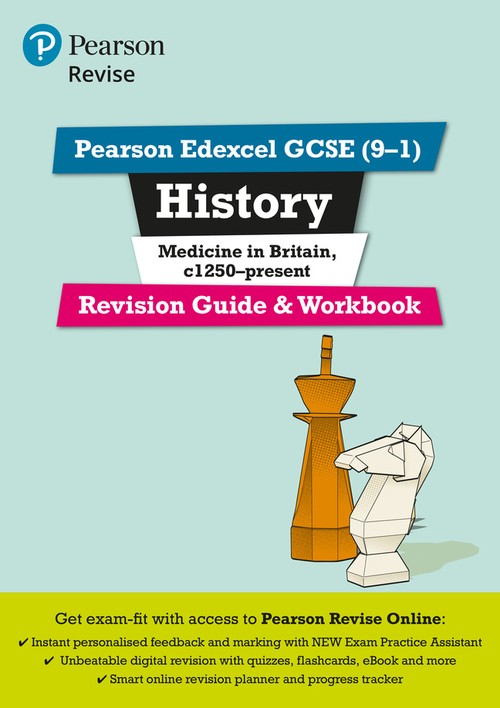 Pearson REVISE Edexcel GCSE History Medicine in Britain Revision Guide and Workbook incl. online revision and quizzes - for 2027, 2028 exams