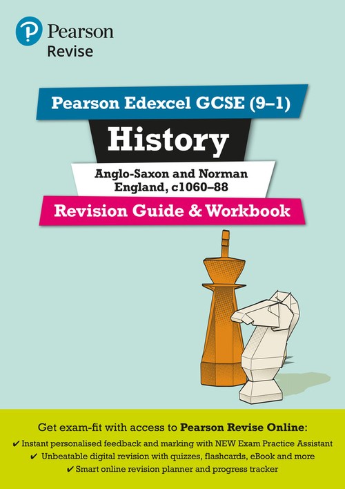 Pearson REVISE Edexcel GCSE History Anglo-Saxon & Norman England Revision Guide & Workbook incl. online revision and quizzes - for 2027, 2028 exams