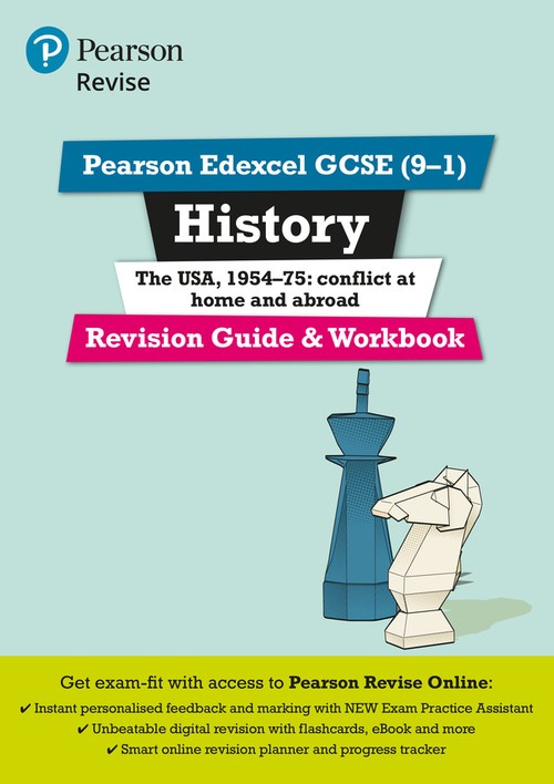 Pearson REVISE Edexcel GCSE History The USA, 1954-75 conflict at home and abroad Revision Guide and Workbook incl. online revision - for 2027, 2028 exams