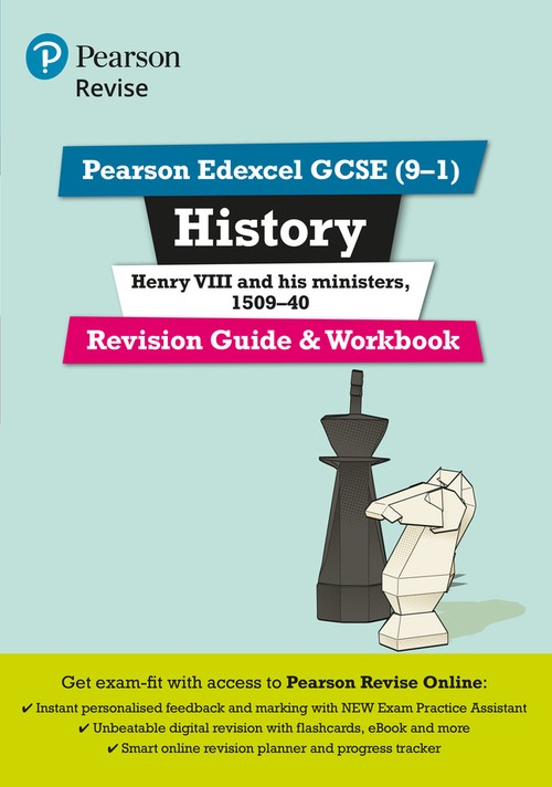 Pearson REVISE Edexcel GCSE History Henry VIII Revision Guide and Workbook incl. online revision - for 2027, 2028 exams