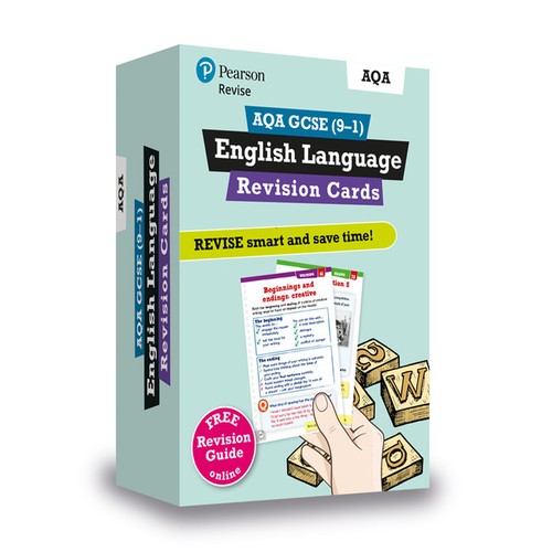Pearson REVISE AQA GCSE English Language Revision Cards incl. online revision - for 2027, 2028 exams
