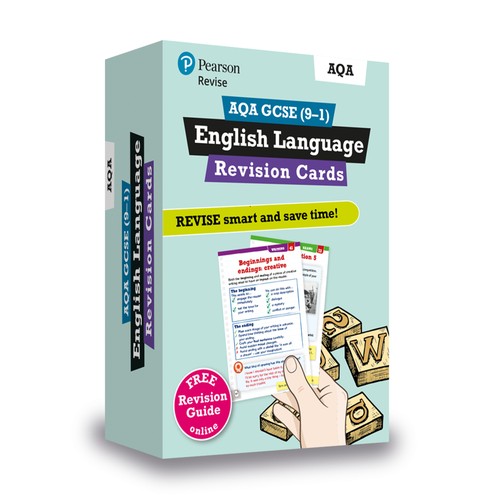 Pearson REVISE AQA GCSE English Language Revision Cards incl. online revision - for 2027, 2028 exams
