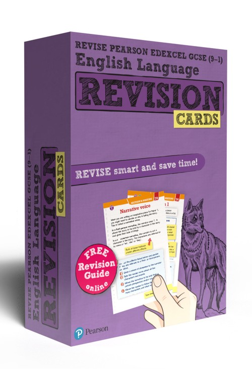 Pearson REVISE Edexcel GCSE English Language Revision Cards incl. online revision - for 2027, 2028 exams
