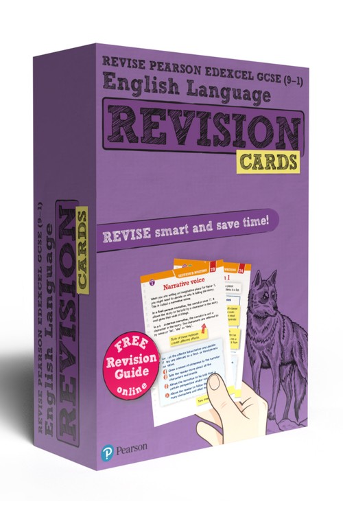 Pearson REVISE Edexcel GCSE English Language Revision Cards incl. online revision - for 2027, 2028 exams