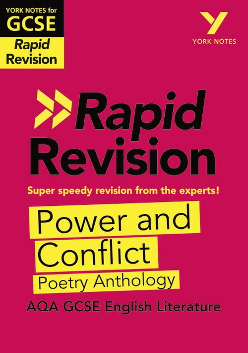 York Notes RAPID AQA GCSE (Revision Guide) Power and Conflict Poetry Anthology - for 2027, 2028 exams