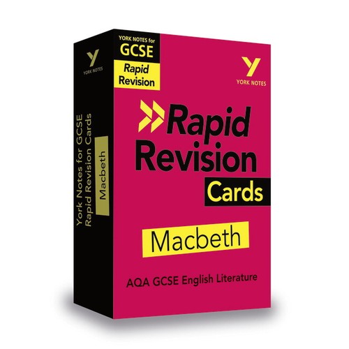York Notes RAPID AQA GCSE (Revision Cards) Macbeth - for 2027, 2028 exams