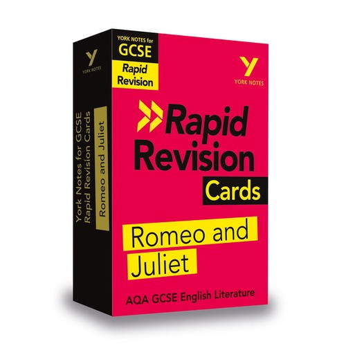 York Notes RAPID AQA GCSE (Revision Cards) Romeo and Juliet - for 2027, 2028 exams
