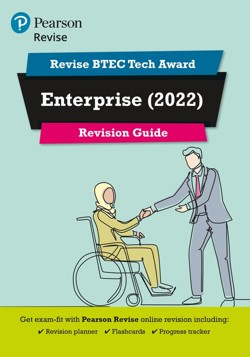 Pearson REVISE BTEC 2022 Tech Award Enterprise Revision Guide incl. online revision - for 2027, 2028 exams