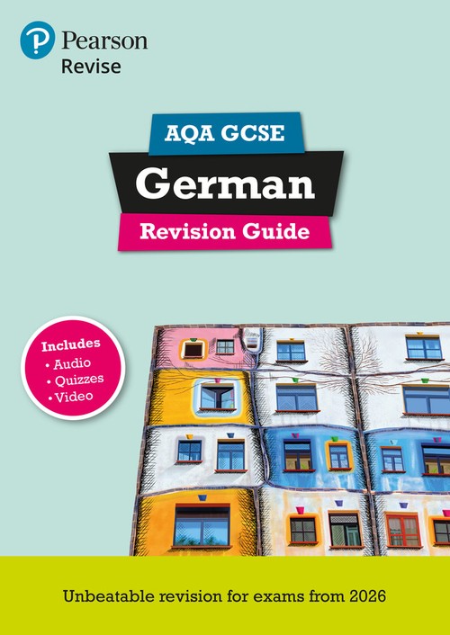 Pearson REVISE AQA GCSE German Revision Guide incl. audio, quiz & video - for 2027, 2028 exams
